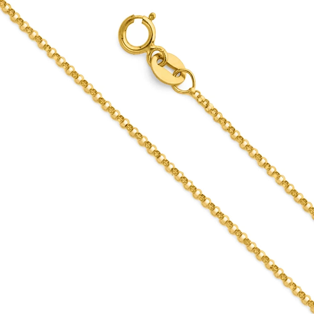 14K Two-Tone Gold Flower and Heart-Shaped Initial Pendant with 16" Chain Necklace H651358
