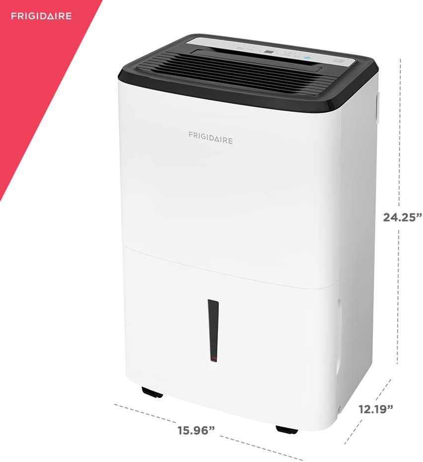 White 50 Pint Dehumidifier with Built In Pump H46201
