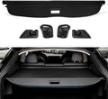 Black Waterproof Canvas Retractable Trunk Cover E545