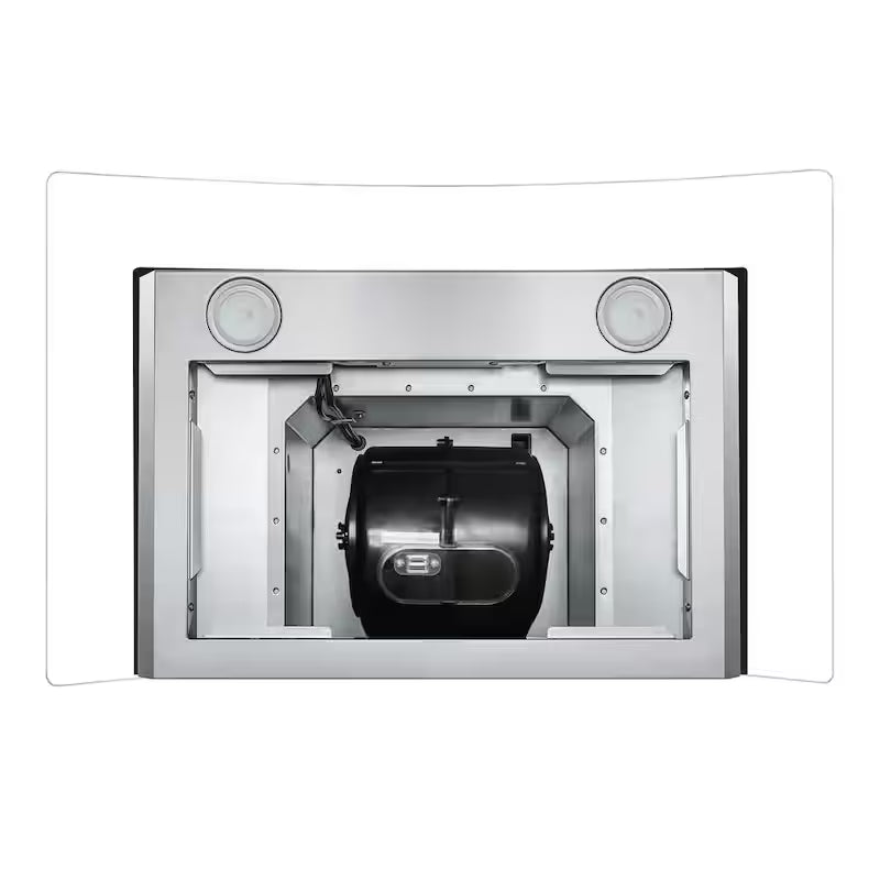 30 in. Stainless Steel Wall Mount Range Hood with LED Lighting O512
