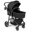 2-in-1 Foldable Newborn Infant Baby Stroller Black M821030