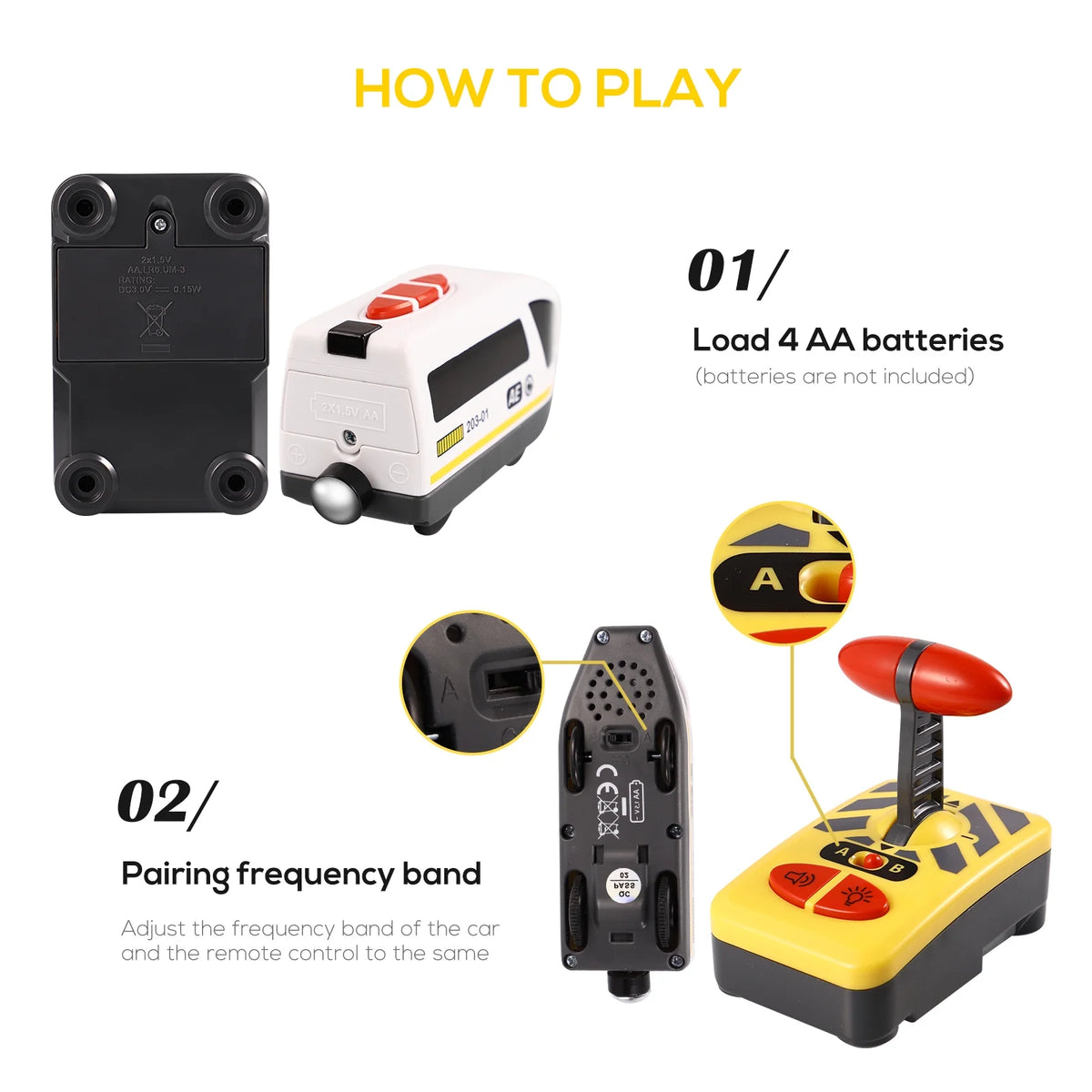 Electric Train Toy RC Train Model Educational Toy for Kids Children V891