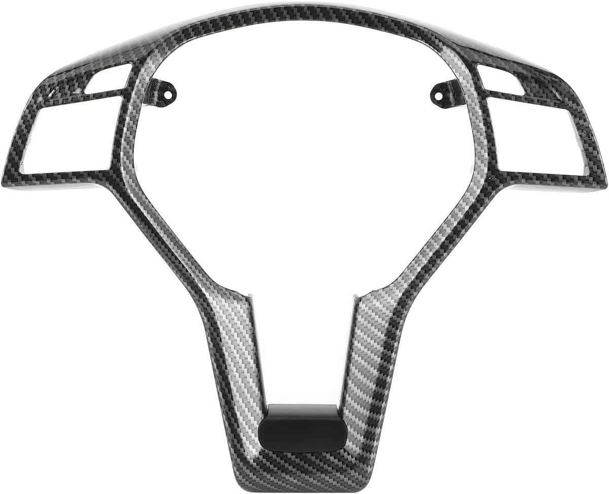 Carbon Fiber Steering Wheel Cover Trim Sticker Kit Car Interior Decoration S654