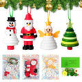 DIY Christmas Button Ornament Making Set, 4PCS F3075