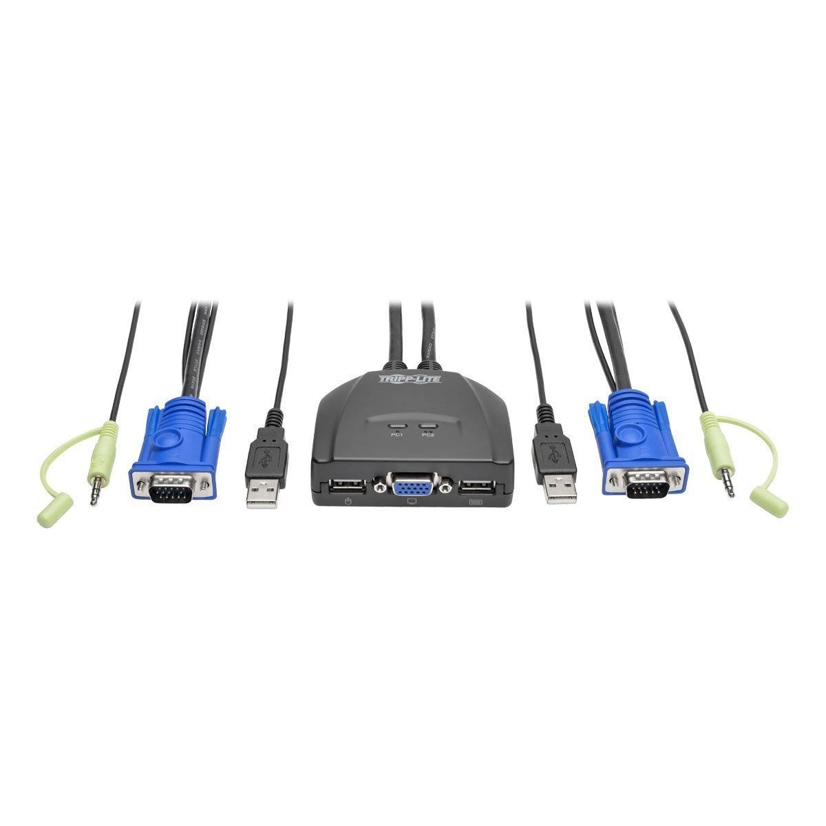 2-Port USB/HD Cable KVM Switch G290