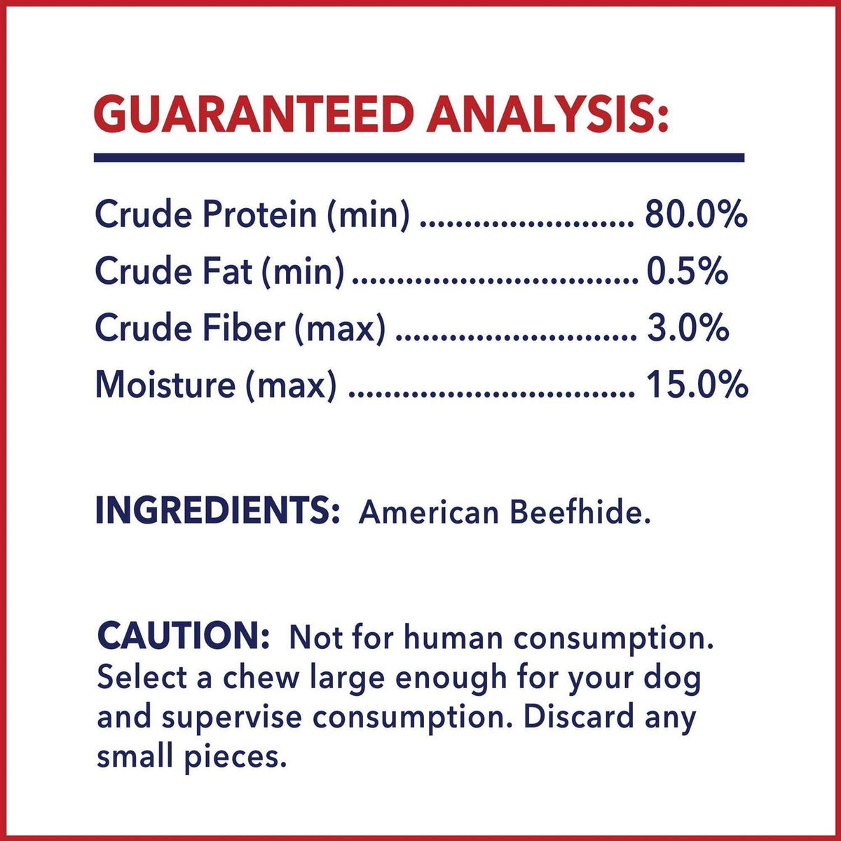 American Beefhide Bone Chicken Flavored L593367