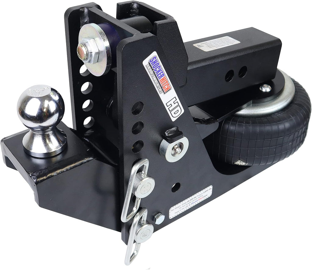 Black Air Hitch & Raised Ball Mount Q568571