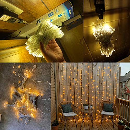 300 LED Curtain String Light, Warm White C850728
