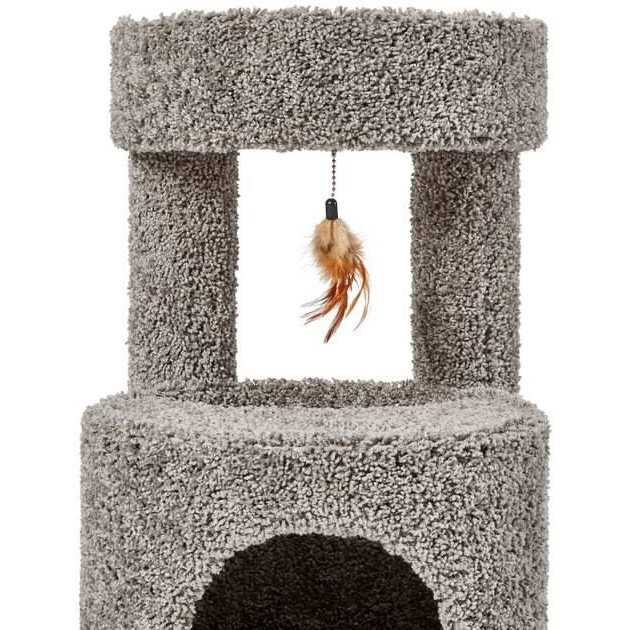 36-in Real Carpet Wooden Cat Tree H11488