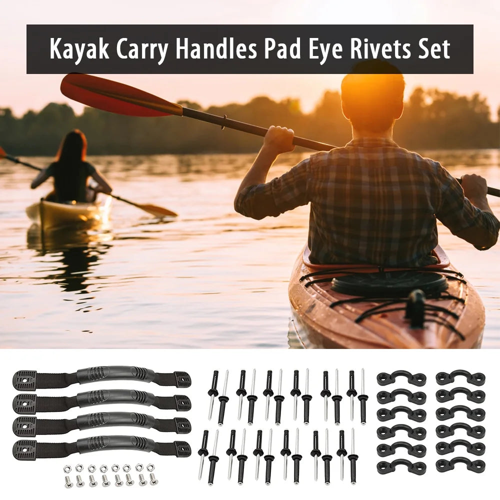 Kayak Carry Handles Pad Eye Rivets Set X524