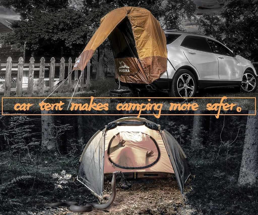 Black Waterproof 3000MM Tailgate Shade Awning Tent C983365
