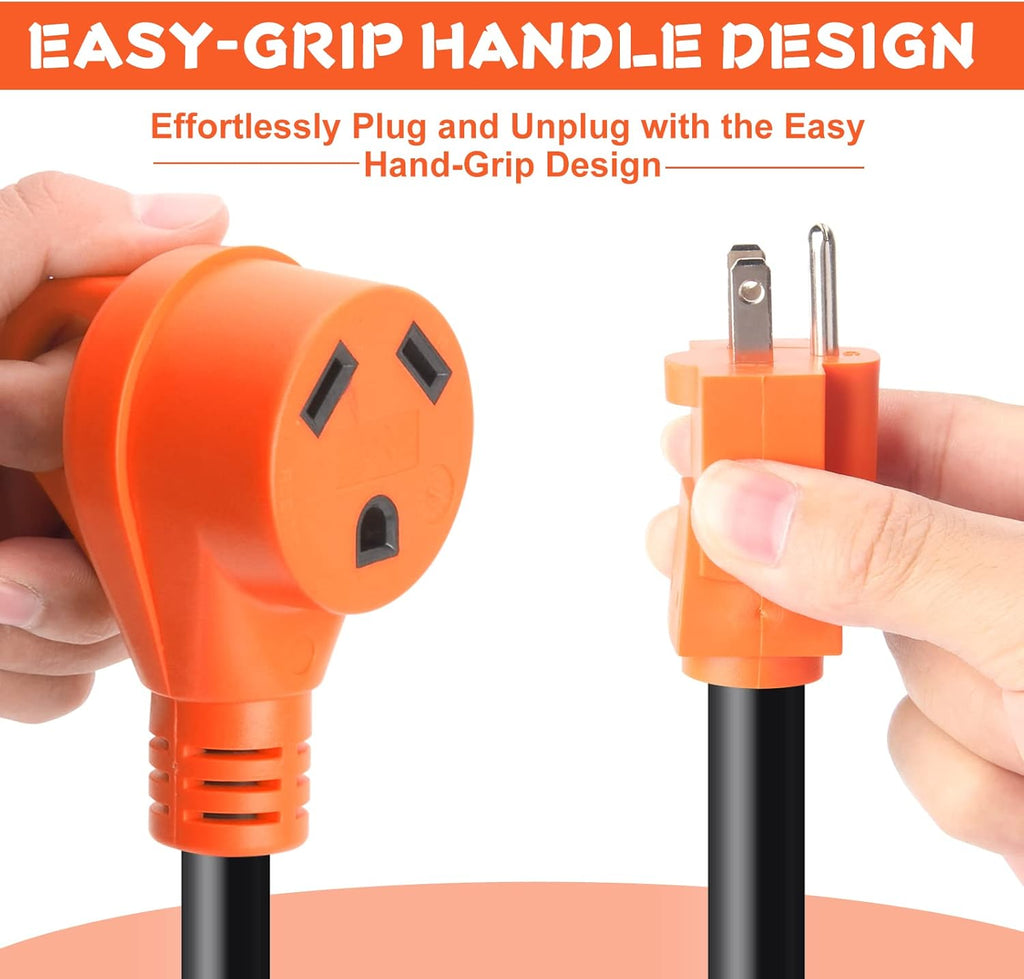 15A to 30A RV Power Adapter Cord with Grip Handle P9211