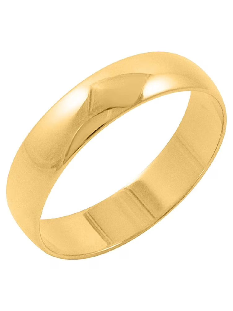 10K Yellow Gold Wedding Band Ring Size 12.5 J93723