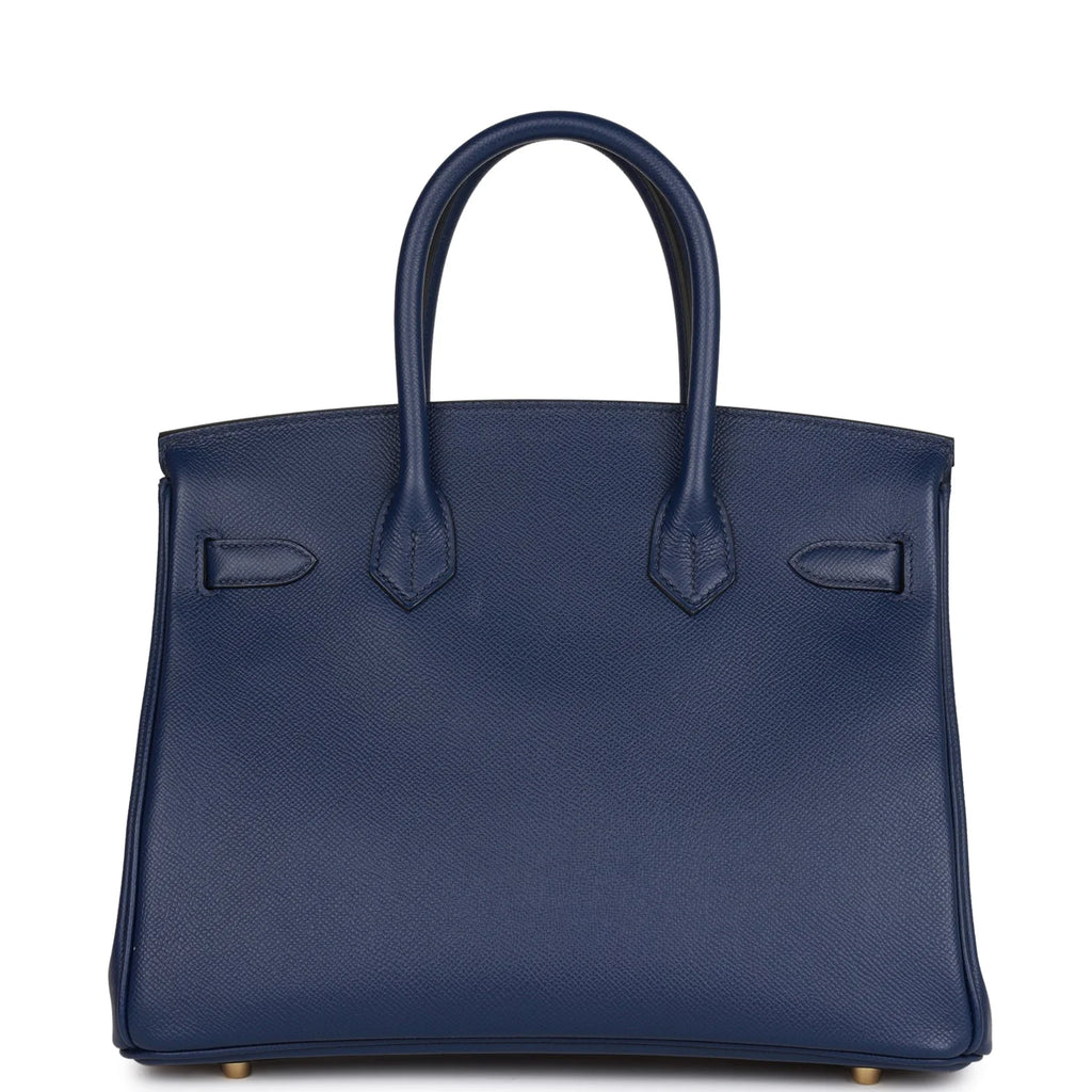 Bleu Saphir Epsom Leather Handbag Z6745