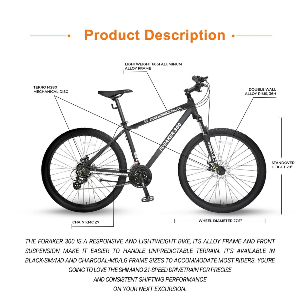 White 21-Speed 29 x 2 Inch Hybrid Mountain Bike W173333