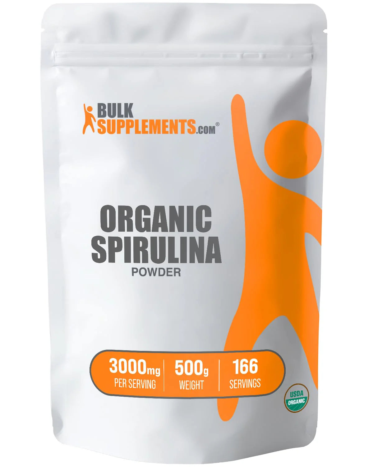 Organic Spirulina Powder 3000mg per Serving 500g K191