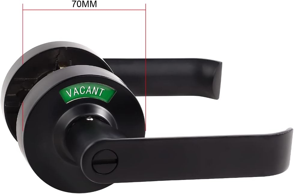 Bathroom Privacy Lever Lock with Large Indicator A46279