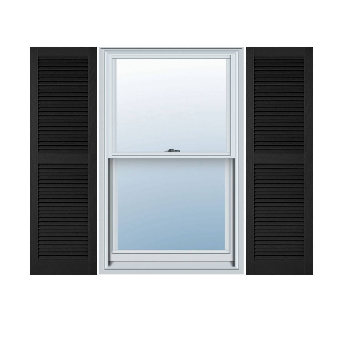 18x22W x 48x22H Vinyl Louver Shutters I217299