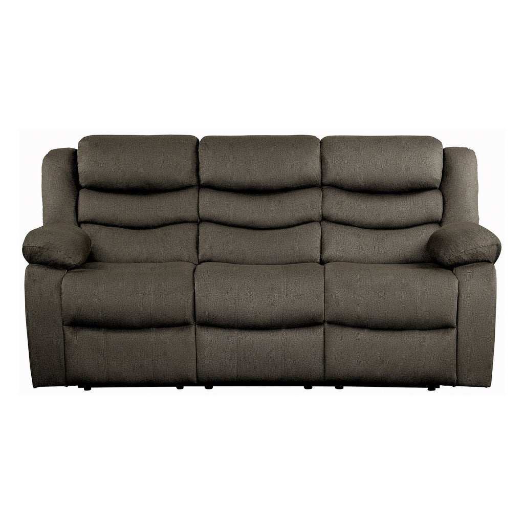 Brown Double Reclining Sofa P594