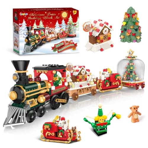 Christmas Train Building Blocks Set 1041 PCS V41829