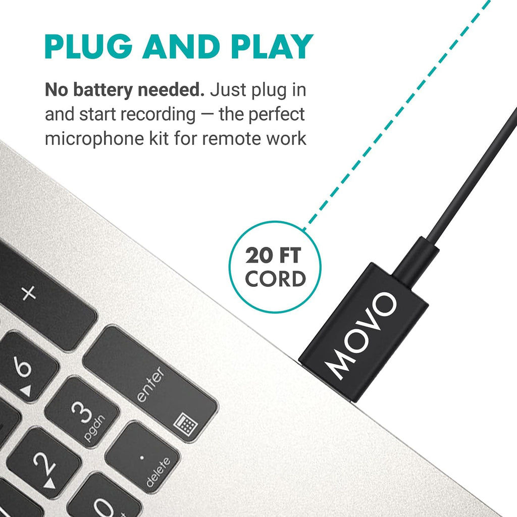 USB Lavalier Clip-on Omnidirectional Computer Microphone U879