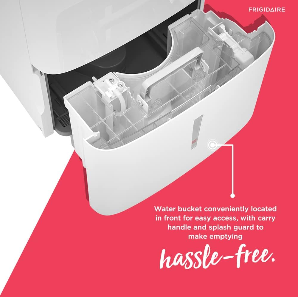 White 50 Pint Dehumidifier with Built In Pump H46201