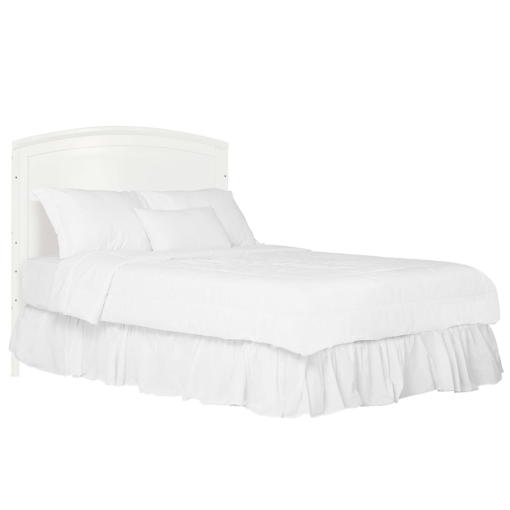 5-in-1 Convertible Full Panel Crib in White F596246