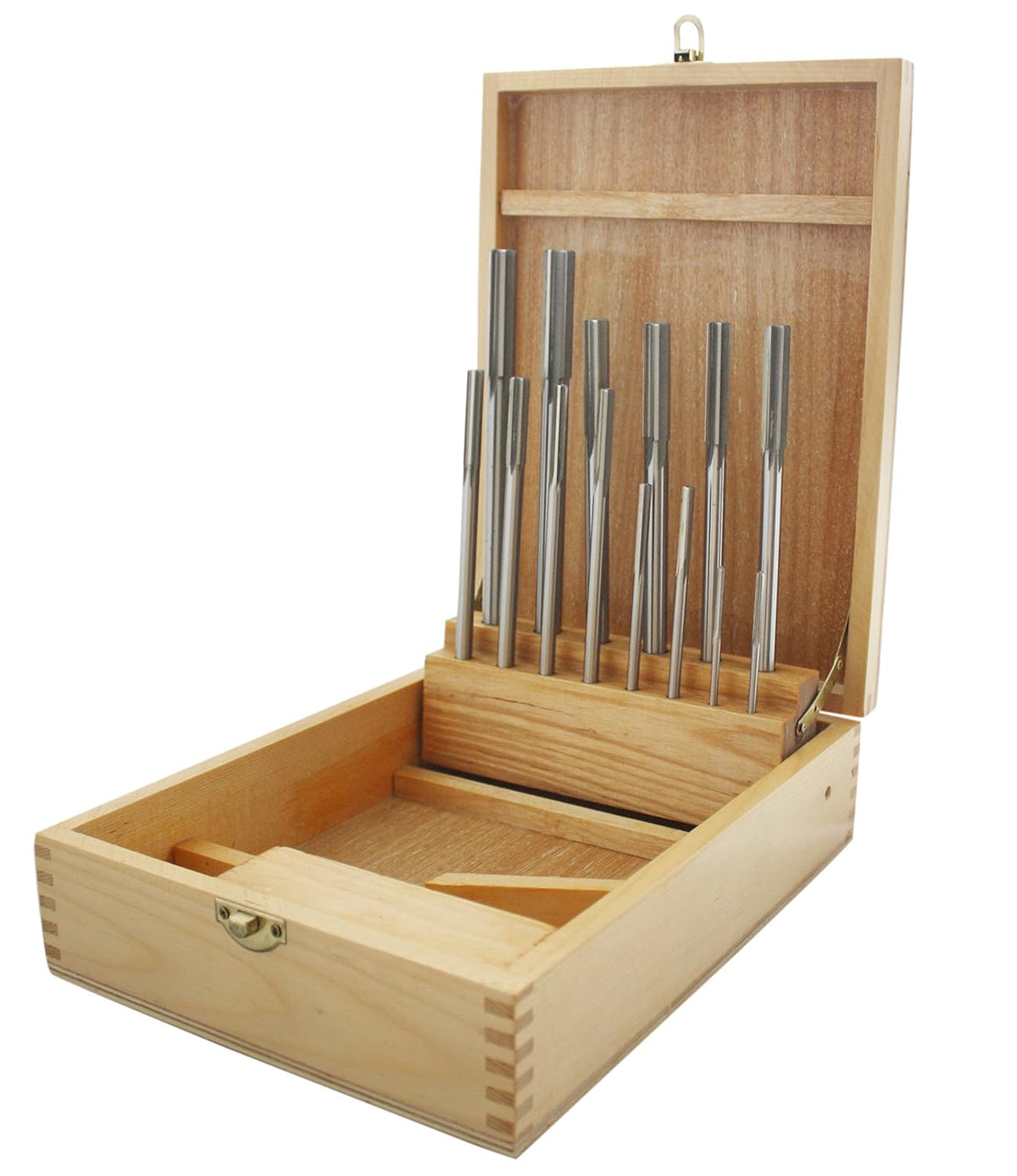 14 Pc H.S.S. Chucking Reamer Set in Fitted Case P588742