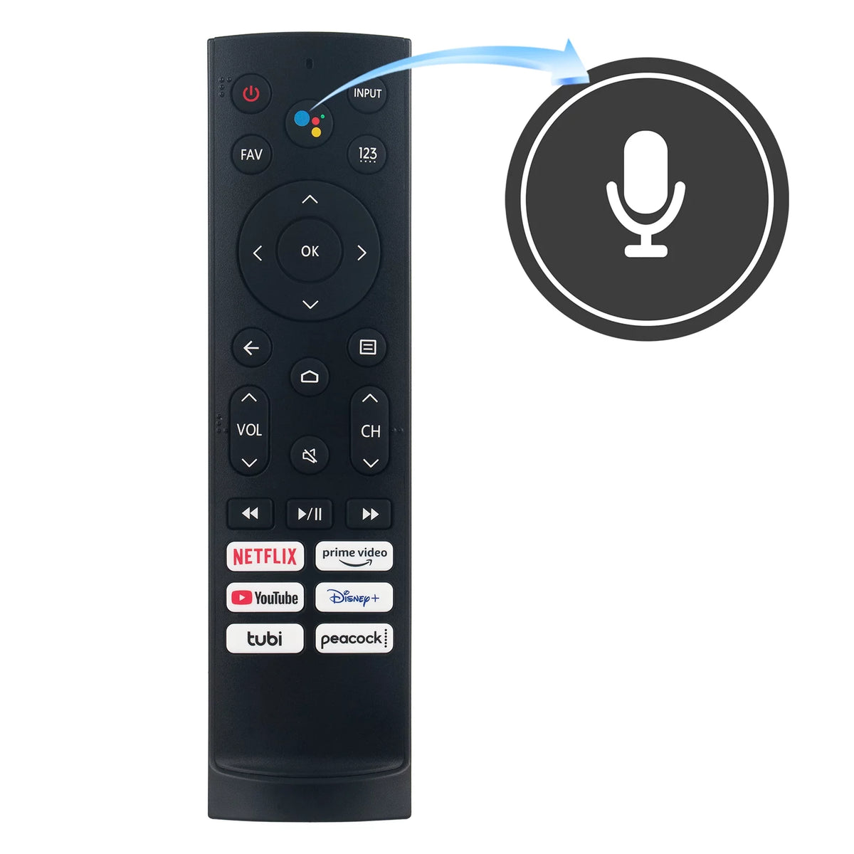 Replaced Remote Control D134839
