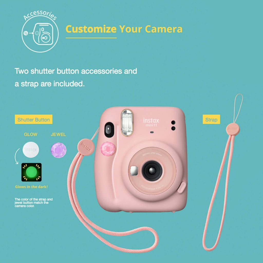 Blush Pink Instant Film Camera P385