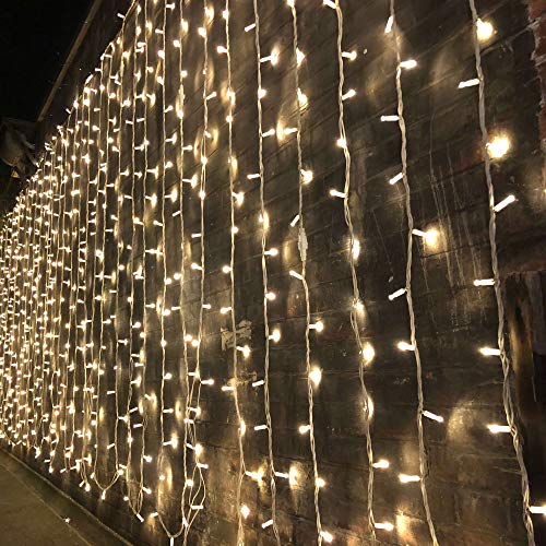 300 LED Curtain String Light, Warm White C850728