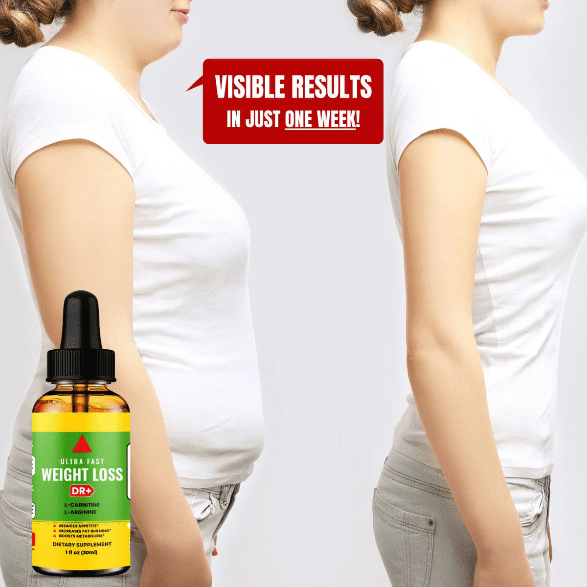 Weight Loss Drops Metabolism Booster Appetite Suppressant P184