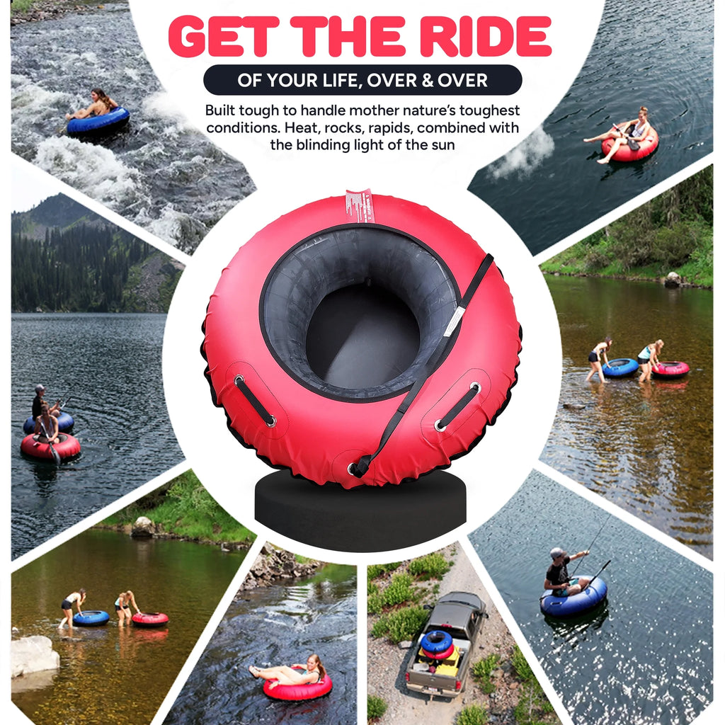 Red Heavy Duty Inflatable River Tube N748923