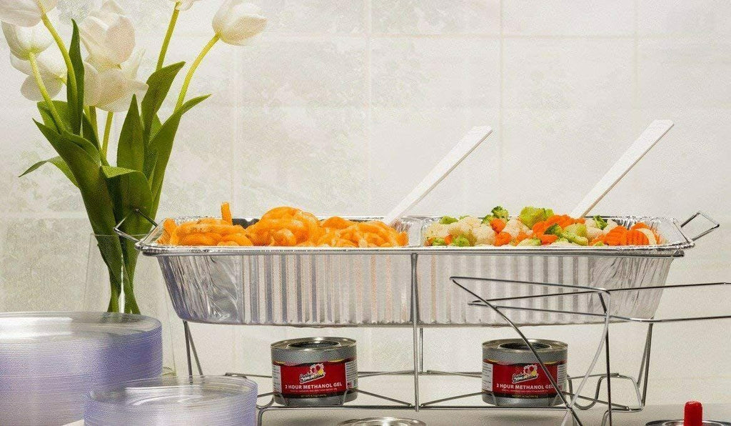 Disposable Aluminum Chafing Dish Buffet Set 24PC X874901