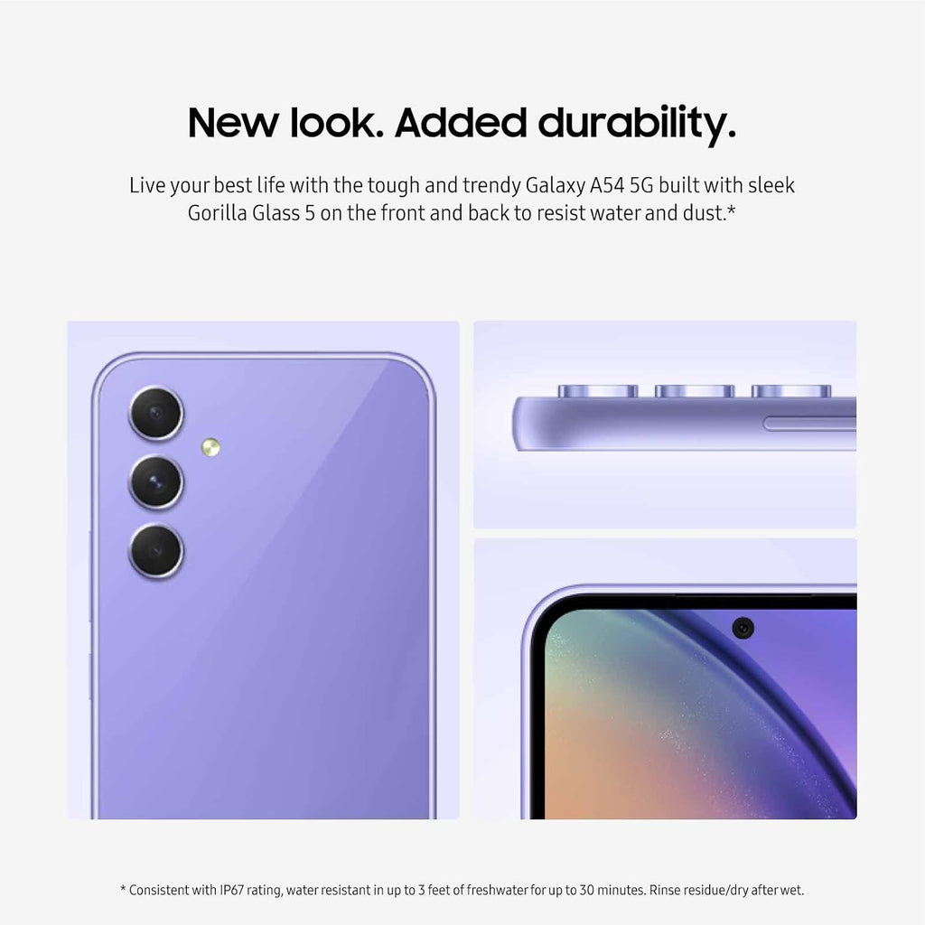 Factory Unlocked Android Smartphone, 128GB, 6.4” Fluid Display Screen, Awesome Violet P212