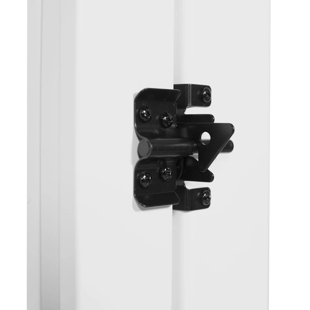 White Vinyl Picket Fence Gate O296