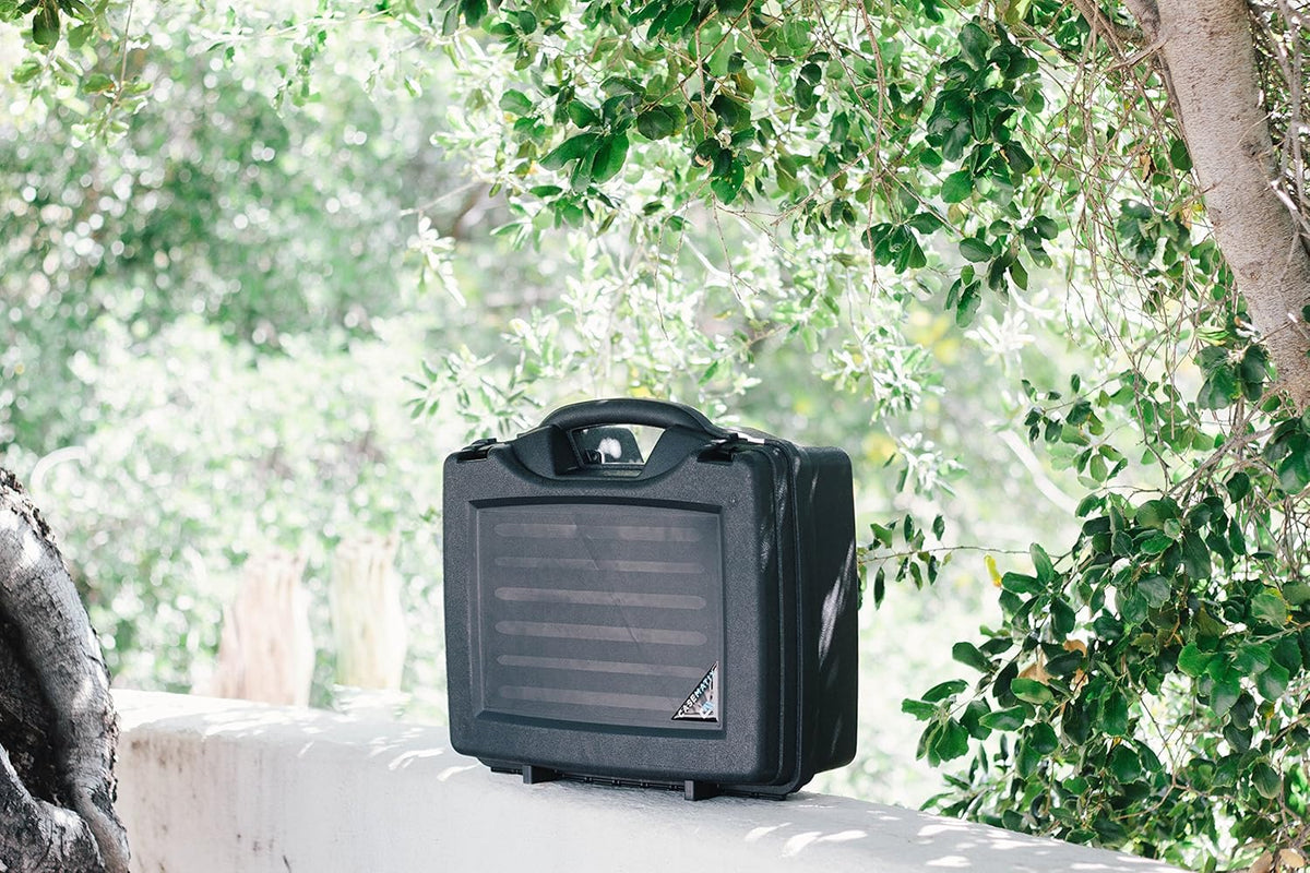 Hard Case Compatible with Shure Microphones with Customizable Foam for up to 6 Mics S209