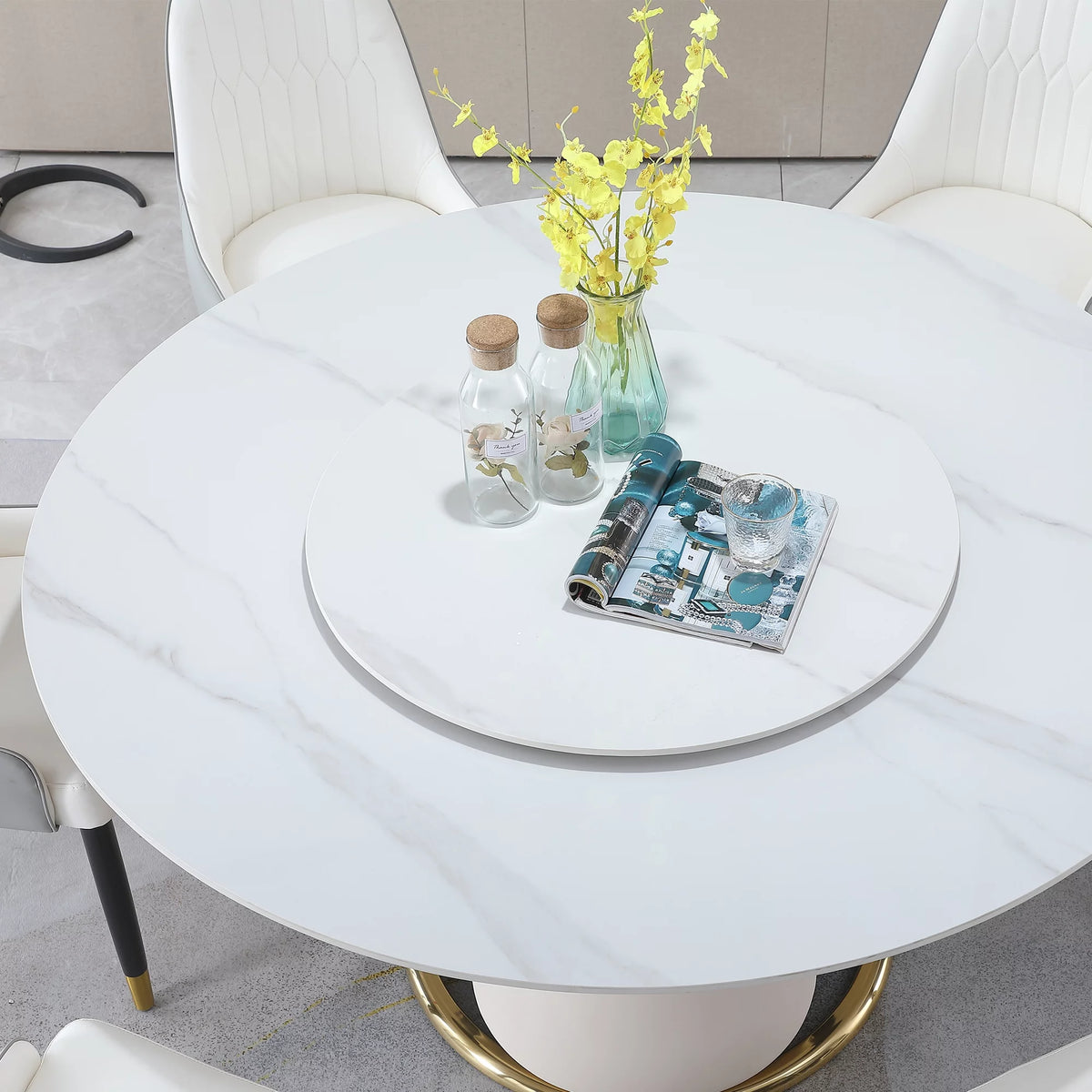 Sintered Stone Dining Table with 8 Chairs R713