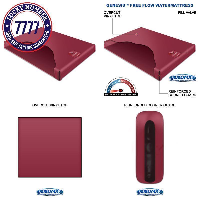 King Waterbed Mattress J4915