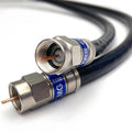 200ft Quad Shield Solid Copper RG-6 Coaxial Cable 75 Ohm with Brass Connector D867