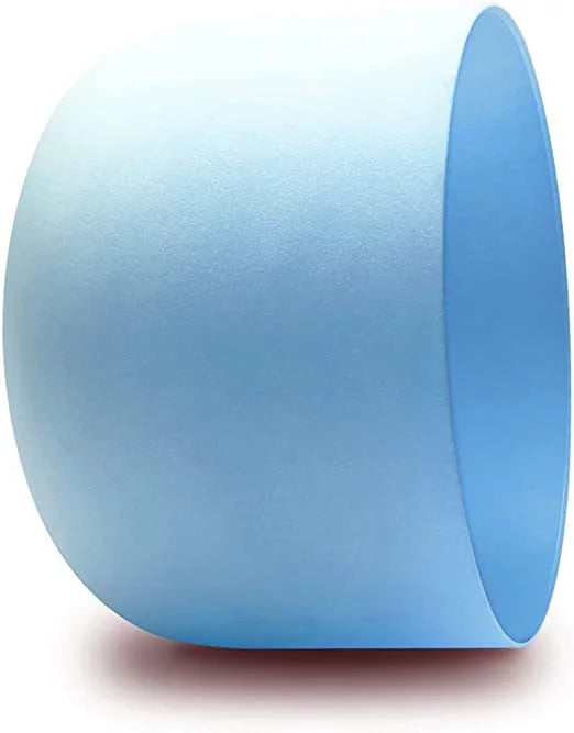 10 inch Frosted Quartz Crystal Singing Bowl with Carrying Bag and Mallet Set P676301