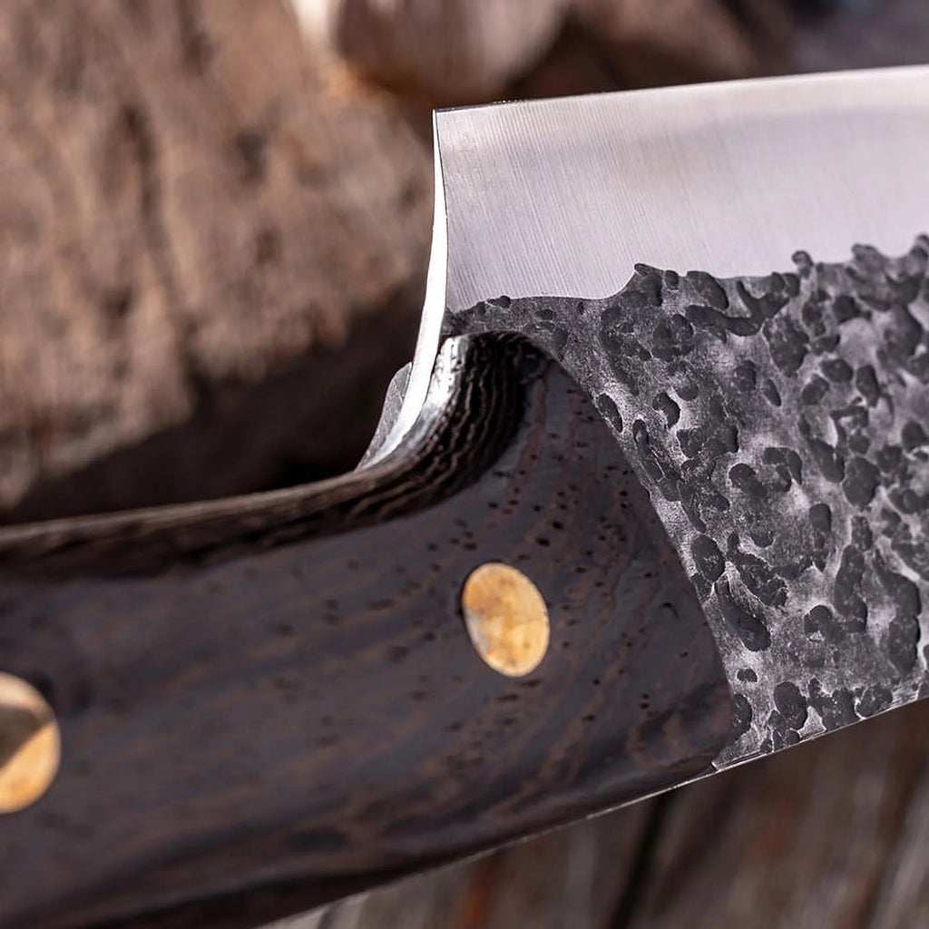 7 Inch Full Tang Forged High Carbon Steel Chef Knife with Sheath G916373