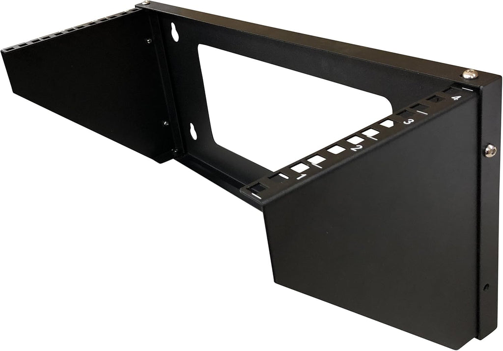 19 Inch Steel Vertical Rack Wall Mountable Server Rack Mount (Black-6U) S628