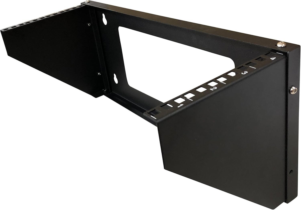 19 Inch Steel Vertical Rack Wall Mountable Server Rack Mount (Black-6U) S628