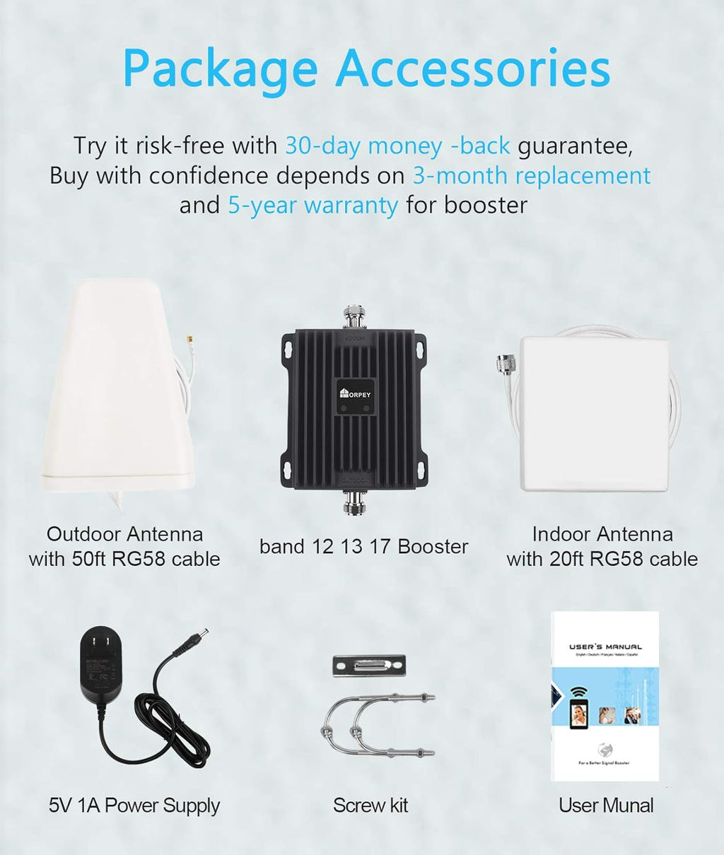 Cell Phone Signal Booster for Home up to 5500 sqft O92494