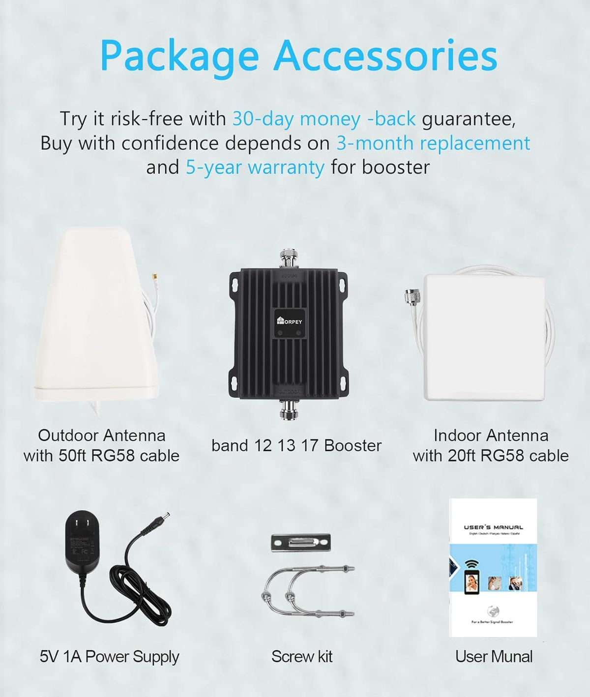 Cell Phone Signal Booster for Home up to 5500 sqft O92494