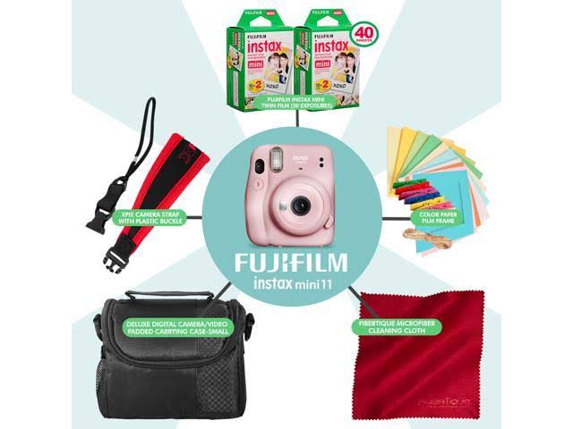 Blush Pink Instant Film Camera P385