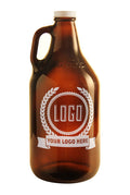 64 oz. Amber Glass Beer Growlers Z121