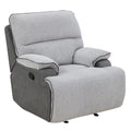Light Gray Fabric Recliner Chair T8962