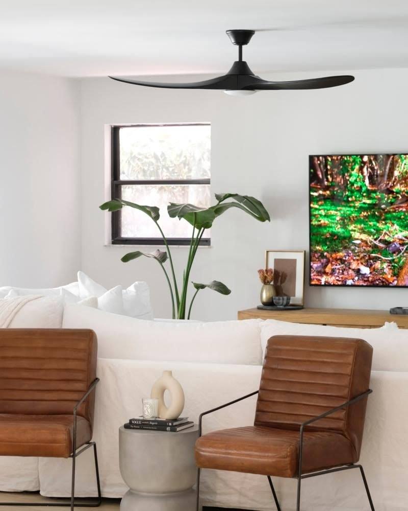 Brushed Steel LED Ceiling Fan P601